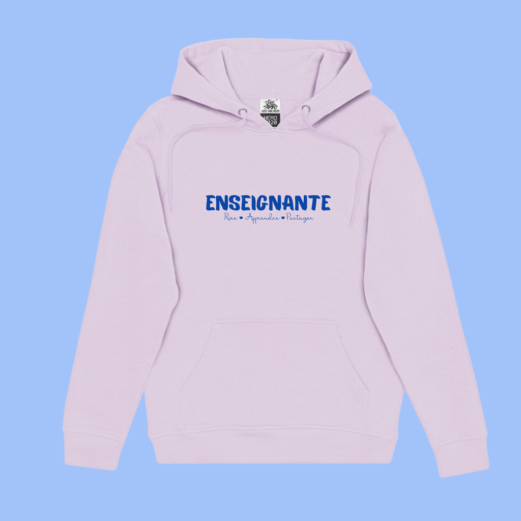 Enseignant.e - Hoodie - Rire, apprendre, partager